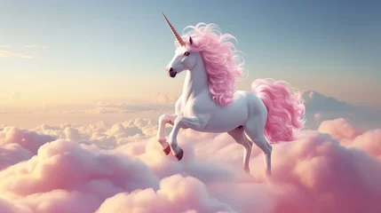 Pink Unicorn Above The Clouds © Marcus