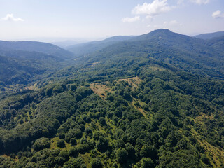 Landscape of Erul mountain near Kamenititsa peak, Bulgaria