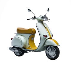 Deurstickers Scooter scooter isolated on white