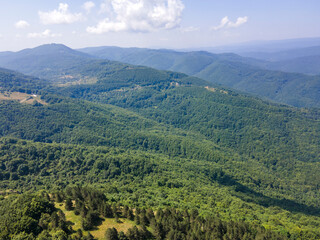 Fototapeta premium Landscape of Erul mountain near Kamenititsa peak, Bulgaria