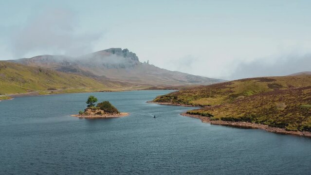 The Small island on Loch Fada, Isle of Skye