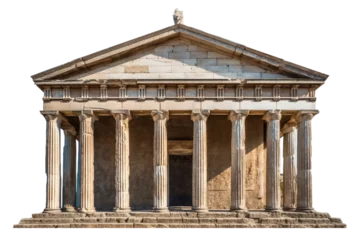 Fototapete Anbetungsstätte Ancient Greek temple   