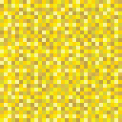 Yellow and golden like pixel perfect tiles texture background pattern design element