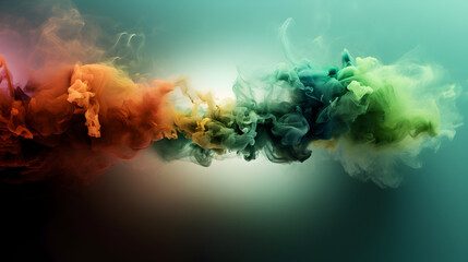 Wide Holi Color Splash: Explosive Burst of Vibrant Colors, generative ai 