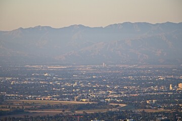 Sunset from the Santa Monica Mountains in Los Angeles