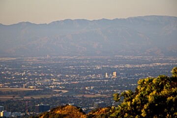 Sunset from the Santa Monica Mountains in Los Angeles