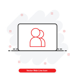 vector line icon set