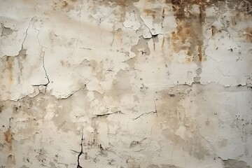 Old concrete wall texture background. Close up retro plain cream color cement material surface rough