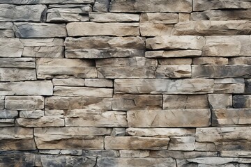 Texture of old rock wall for background. Old grey stone wall background texture close up