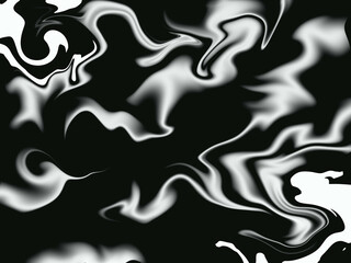 Colorful abstract background or wallpaper like marble pattern.  The main colors are black and white.