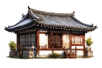 Obraz premium Korean Hanok house