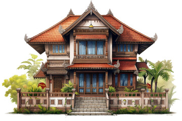Obraz premium Malay traditional house