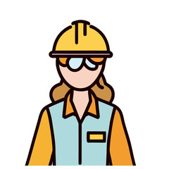 Vector of a Female Scientist, Simple Vector Graphic for Science and Research Themes