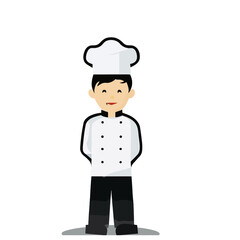 Vector of a Chef, Talented Chef Illustration for Culinary and Cooking Projects