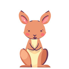 Kangaroo Vector, Cute and Lovable Kangaroo Illustration for Nature Projects