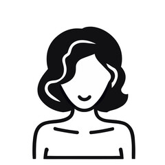 Vector of a Female Actor, Versatile Female Actor Illustration