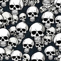 skull background