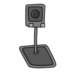 smartphone stand doodle