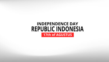Independence of Indonesia Background design vector