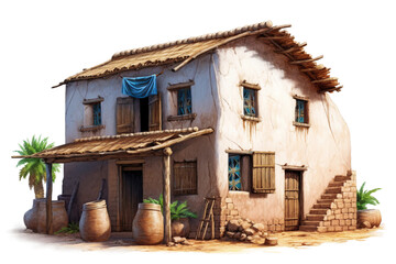 Fototapeta na wymiar Traditional Berber house in Morocco