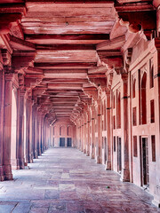 Corridor In The Mosque At Fatehpur Sikri