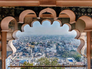 View Of Udaipur Through Window