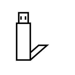 Obraz premium Usb Flash Drive Icon
