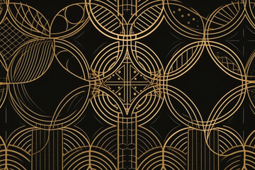art deco texture pattern background retr&ocirc; vintage papel de parede preto dourado