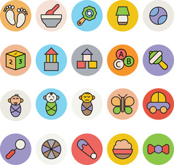Baby Vector Icons Pack

