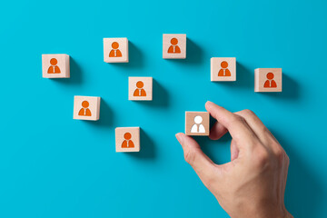 human resources and management concept. job recruitment