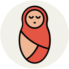 Baby Flat Vector Icons