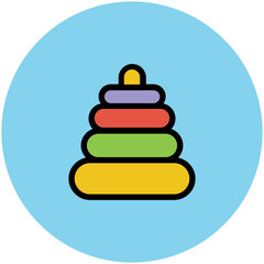 Baby Flat Vector Icons