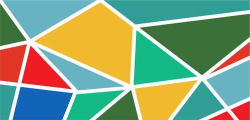 Abstract Geometry Unleashed Geometric Triangles in Colorful Tape Artworks For Background and Wallpaper