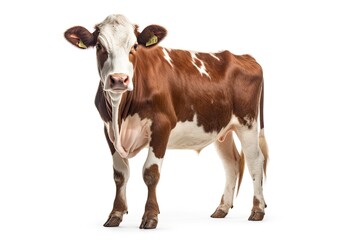 Cow isolated on white background