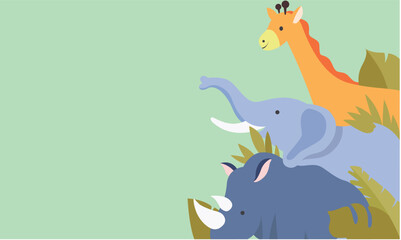 Animal Vector Background 