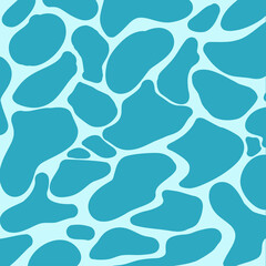 Swimming pool water ripple square vector background for banner,card.