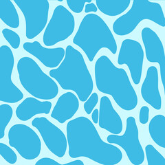 Swimming pool water ripple square vector background for banner,card.