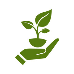 Agriculture and tree planting logo design.