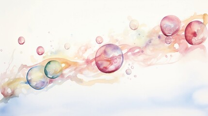 Whimsical Bubble Floating Away - Captivating Moment in the Wind