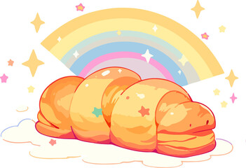 food, illustration, bread, vector, bakery, cartoon, breakfast, icon, croissant, meal, dessert, symbol, design, set, delicious, cake, sweet, bun, drawing, snack, pastry, fresh