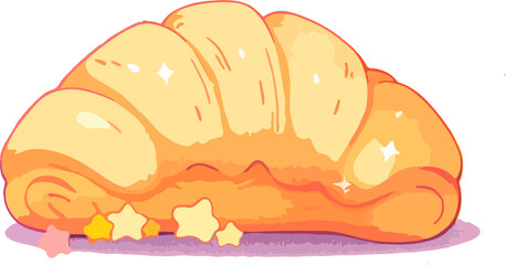 food, illustration, bread, vector, bakery, cartoon, breakfast, icon, croissant, meal, dessert, symbol, design, set, delicious, cake, sweet, bun, drawing, snack, pastry, fresh