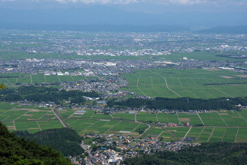 弥彦山からの展望