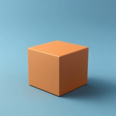 Obraz premium Box cartoon illustration, AI Generated
