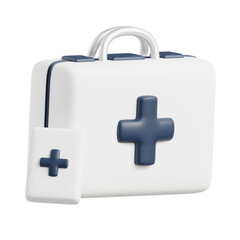 Obraz premium Medical bag 3d illustration