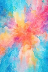 abstract colorful watercolor texture background, created with generative ai