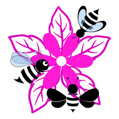 Bee T-shirt Designs, Print Ready Designs, Bee SVG Designs, 