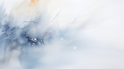 blue abstract watercolor hand painted background imge | Generative AI