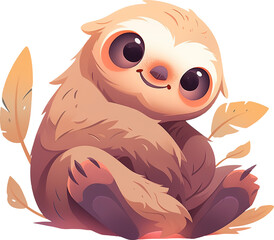 Obraz premium Canopy Observers Witnessing Sloths in their Habitat