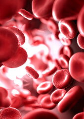Red Blood Cells in 3D Rendering