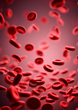 Red Blood Cells in 3D Rendering